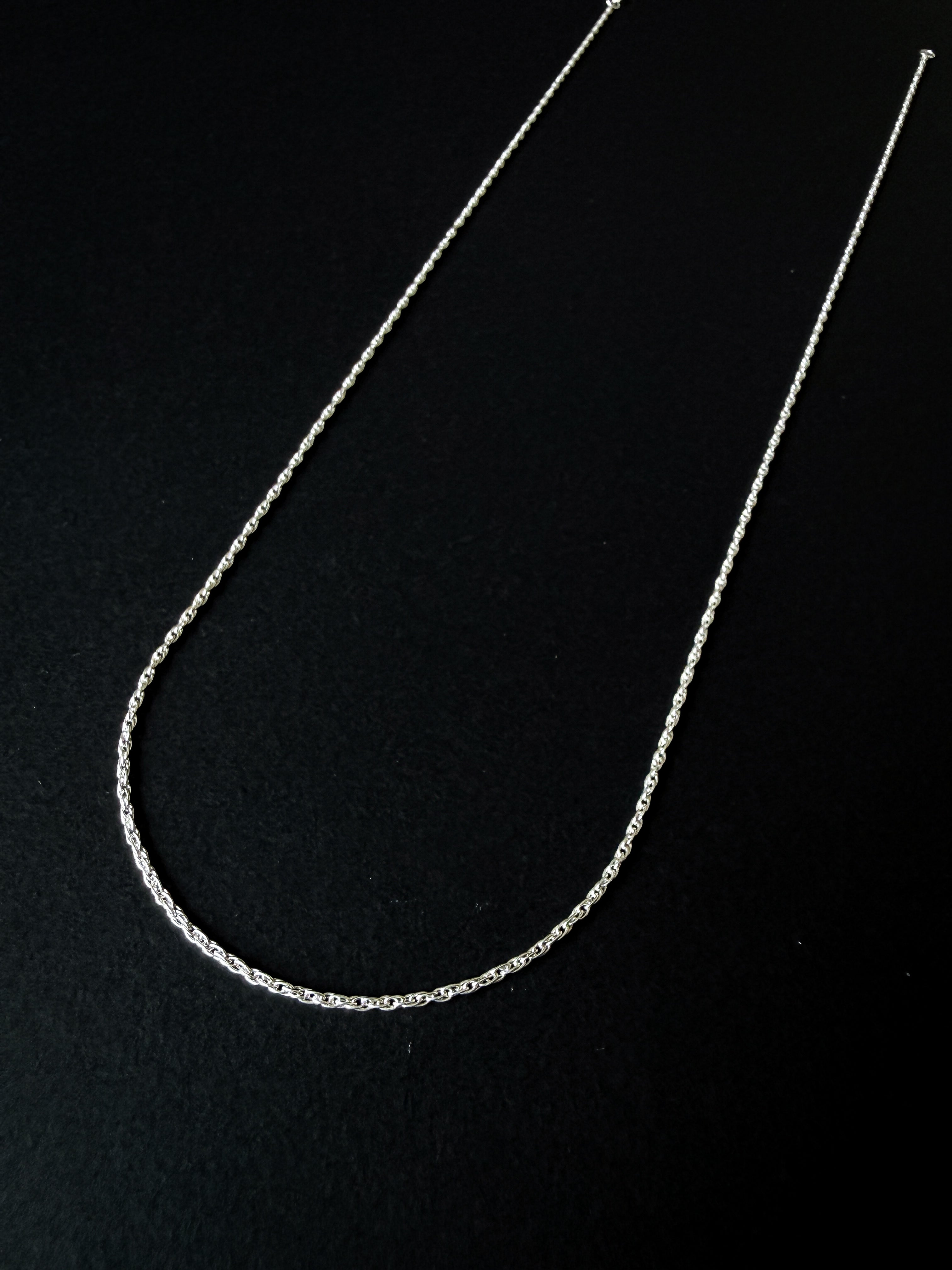 Plata 925 Cadena Cordón/Torzal