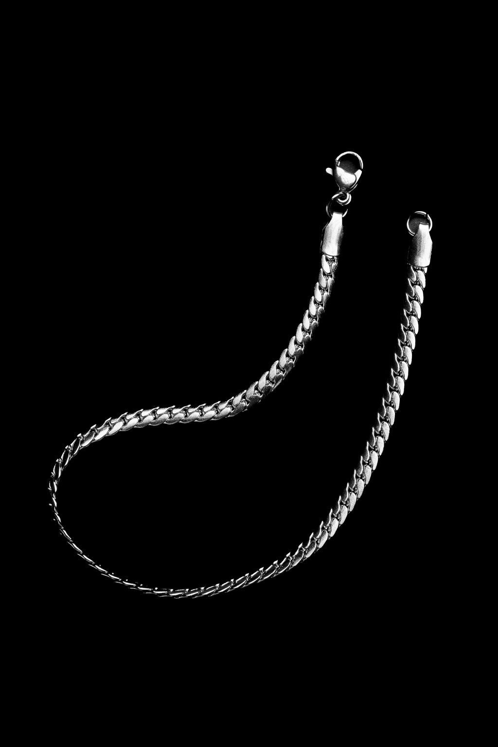 Pulsera Lomo de Corvina Plateada