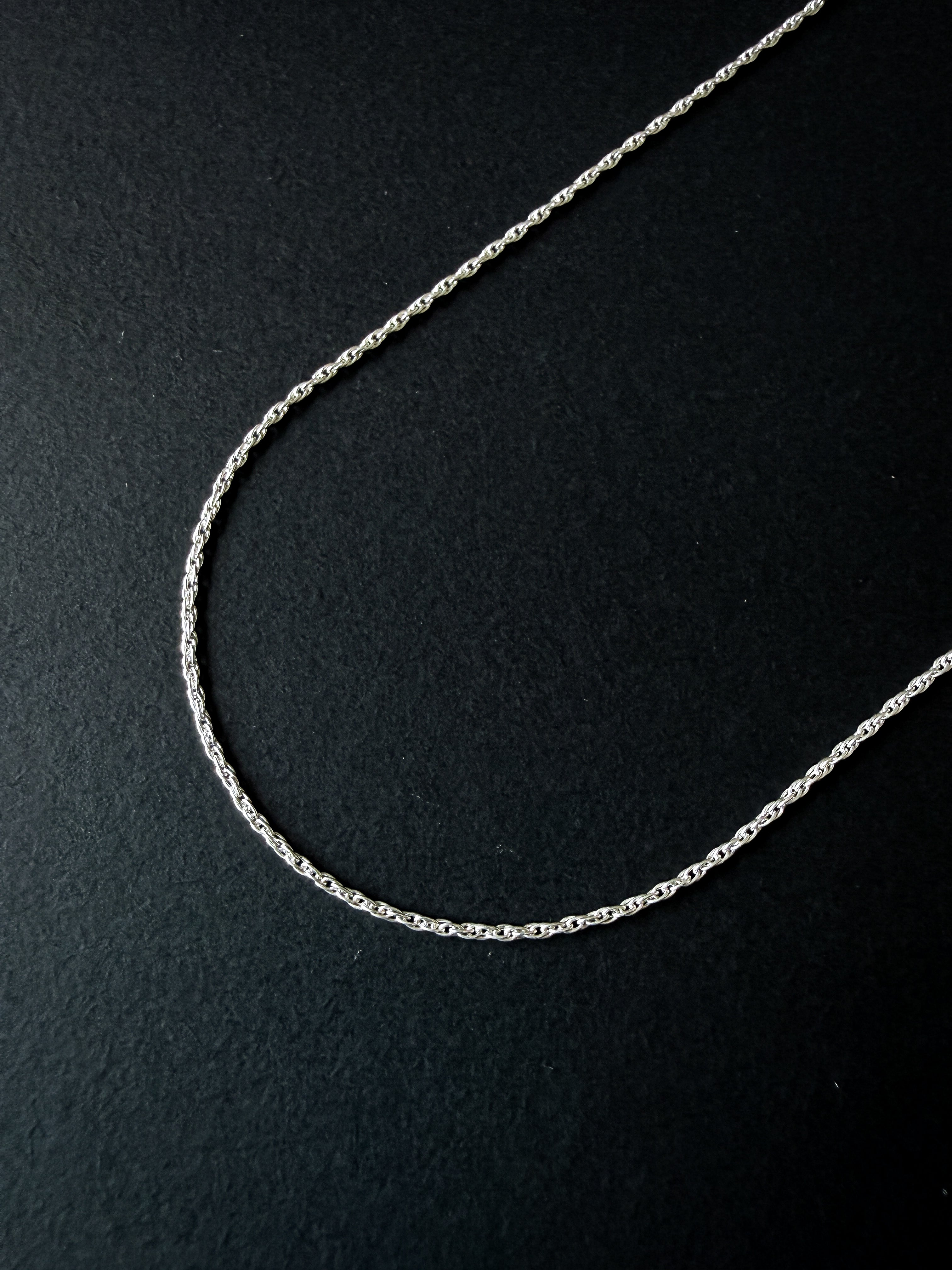 Plata 925 Cadena Cordón/Torzal