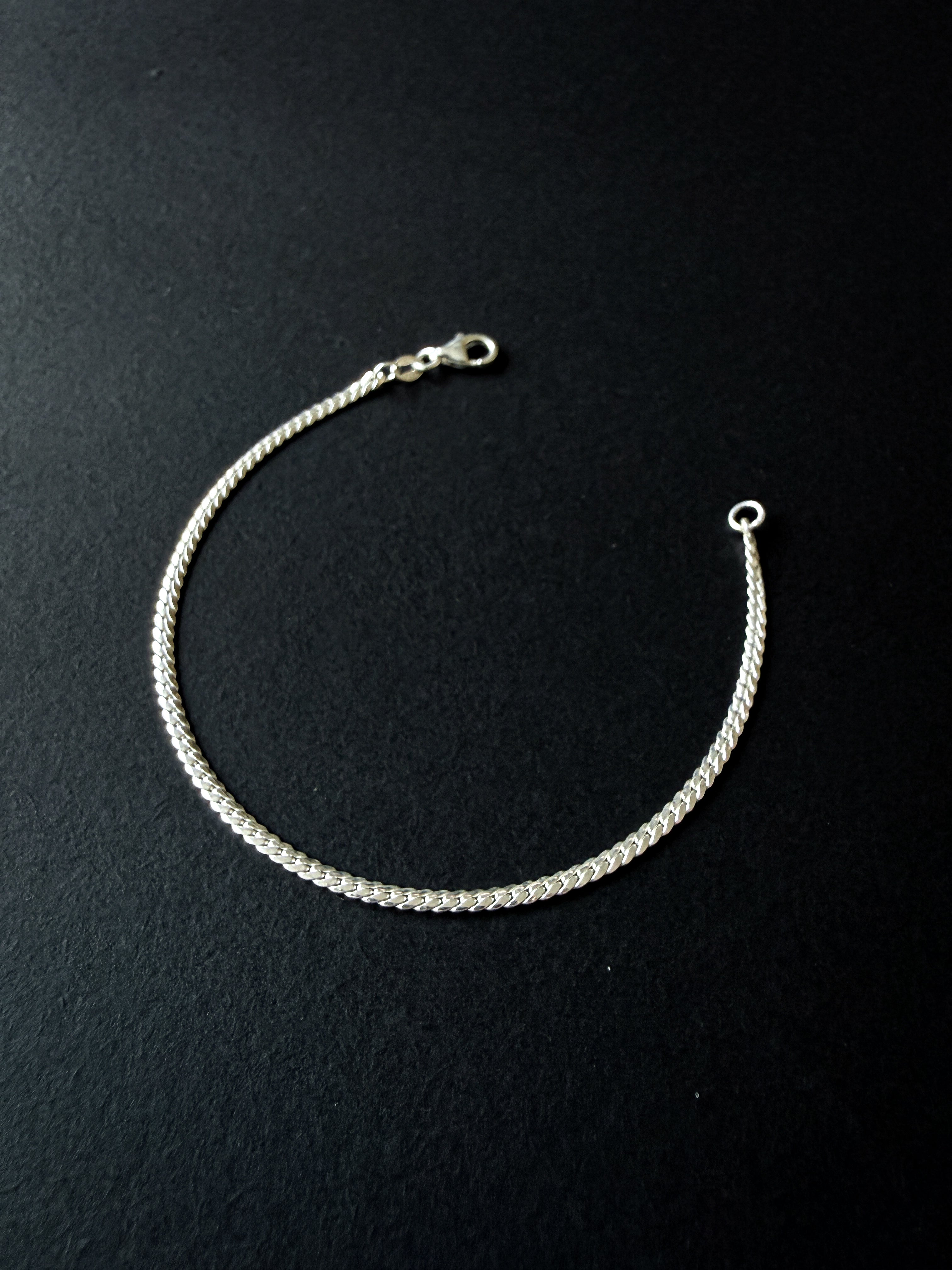 Plata 925 Pulsera Lomo de Corvina