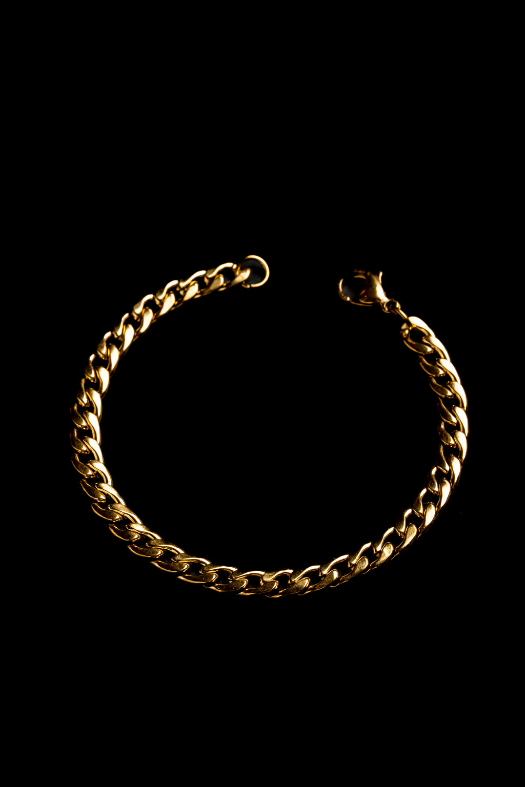 Pulsera Cubana Fina Dorada