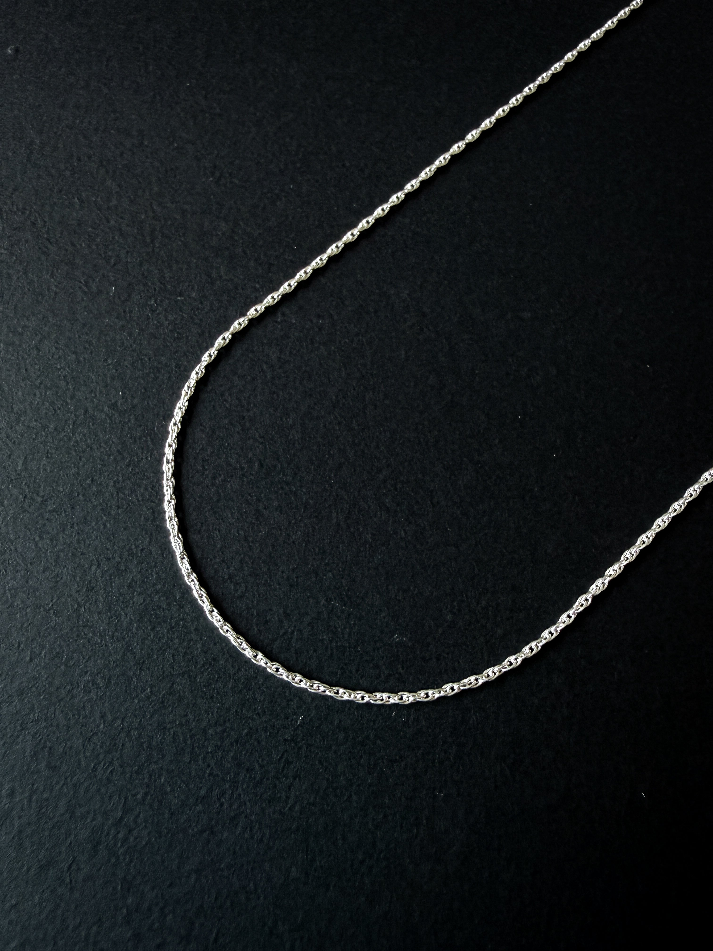 Plata 925 Cadena Cordón/Torzal