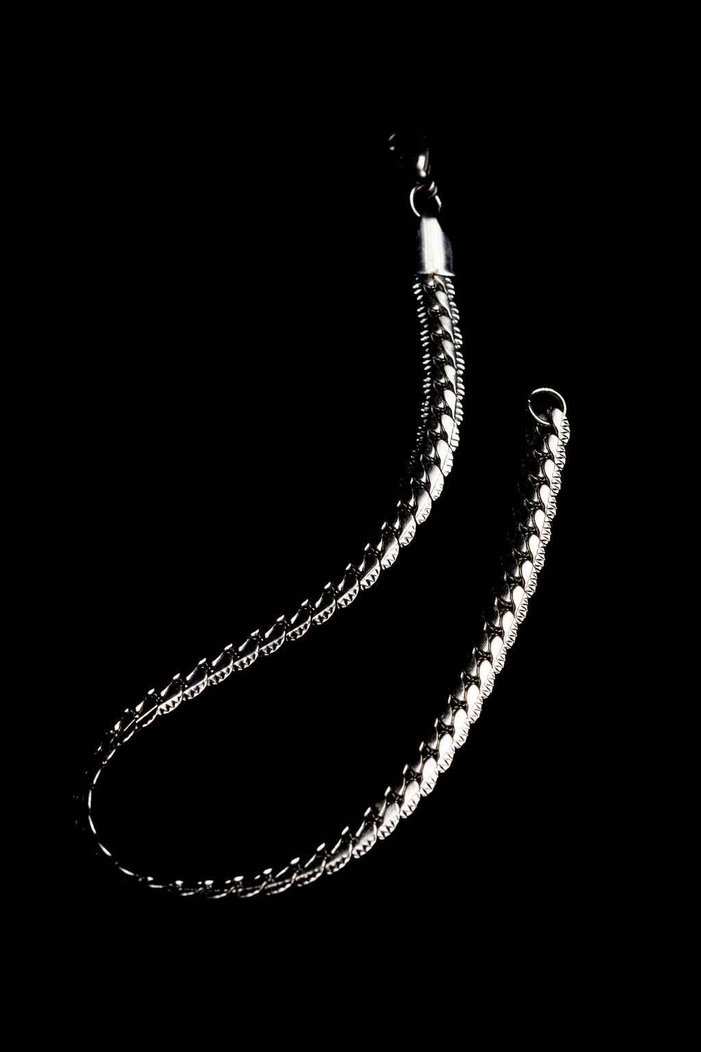 Pulsera Lomo de Corvina Deluxe Plateada