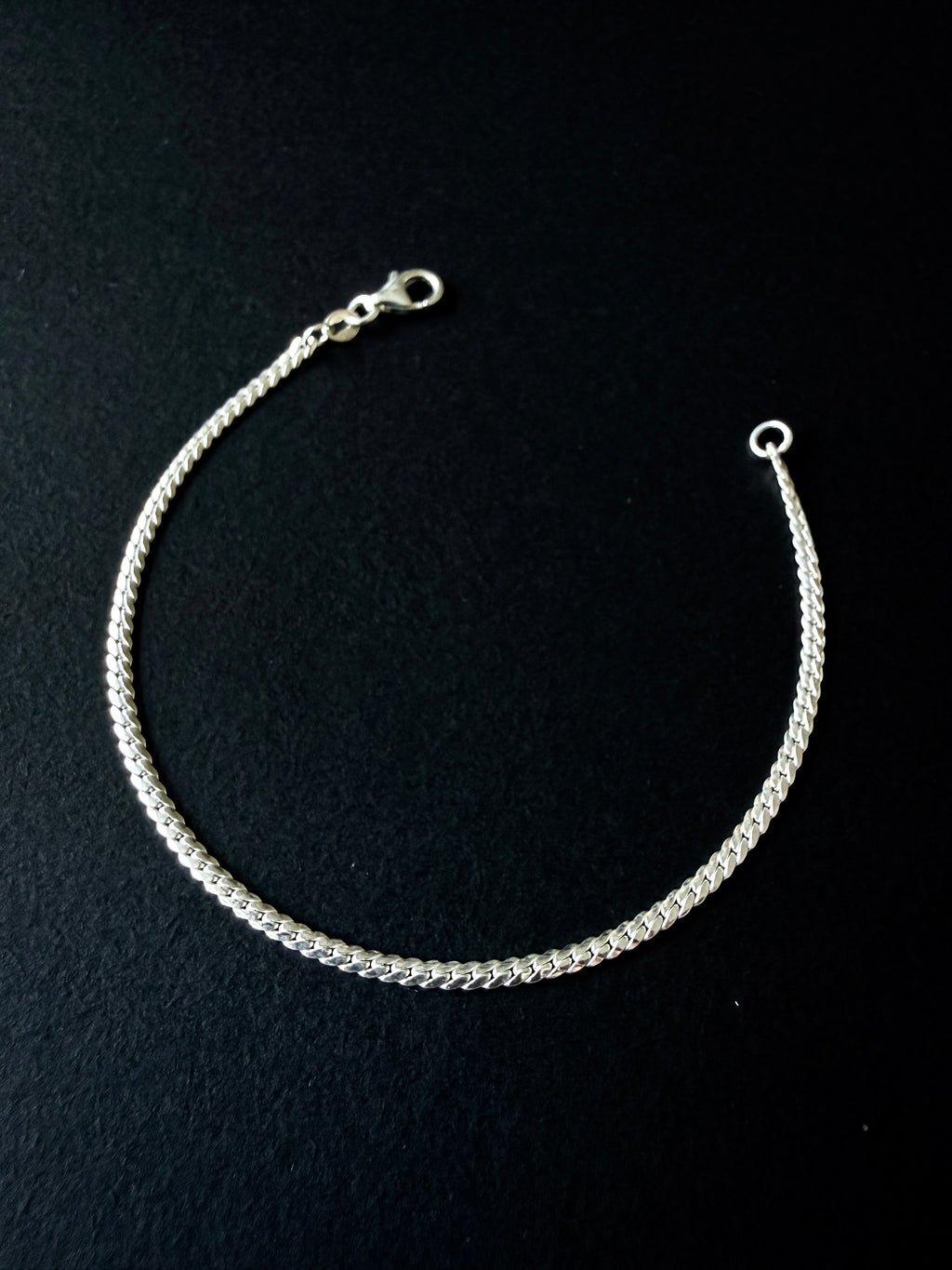 Plata 925 Pulsera Lomo de Corvina