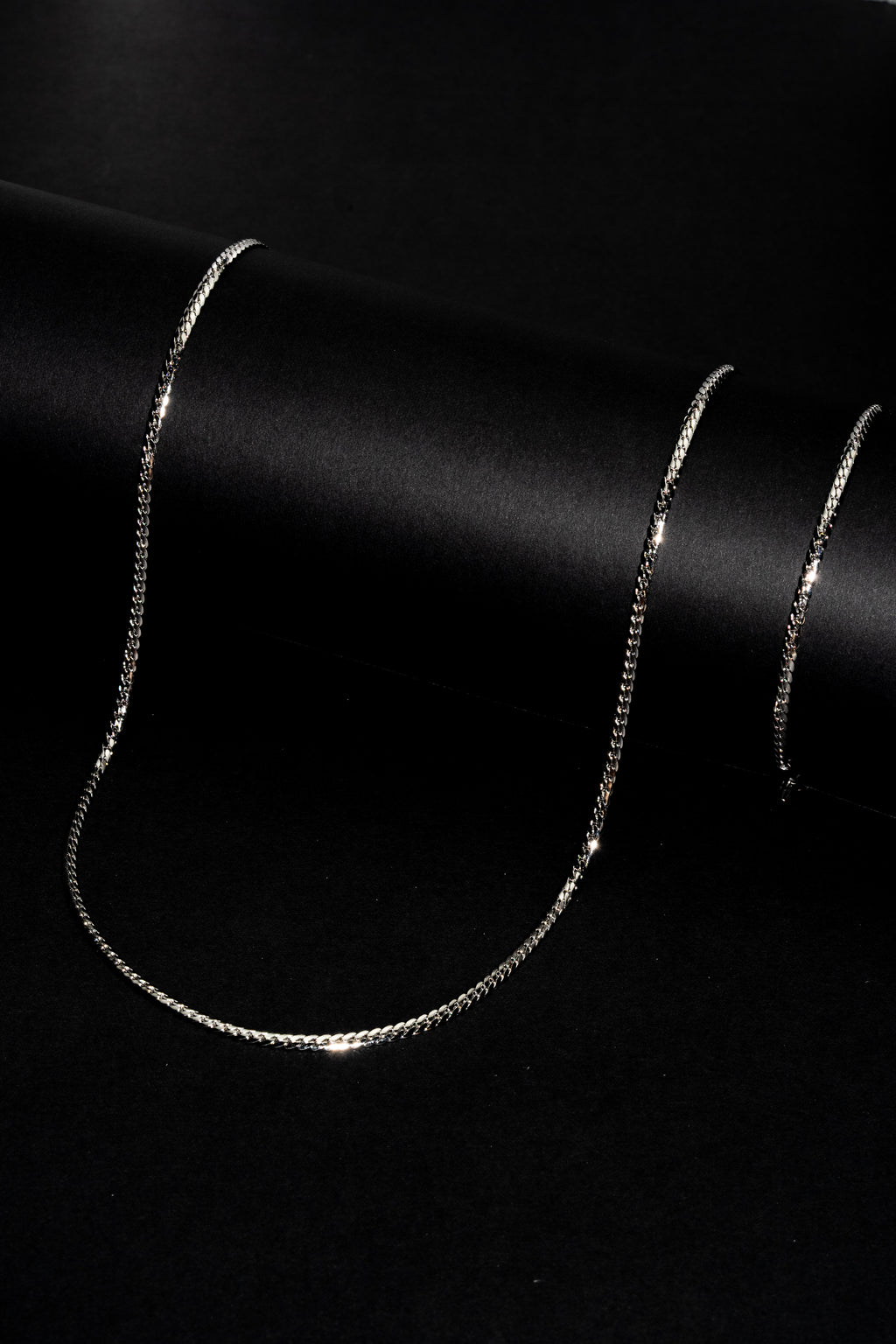 Conjunto Lomo de Corvina Plateado
