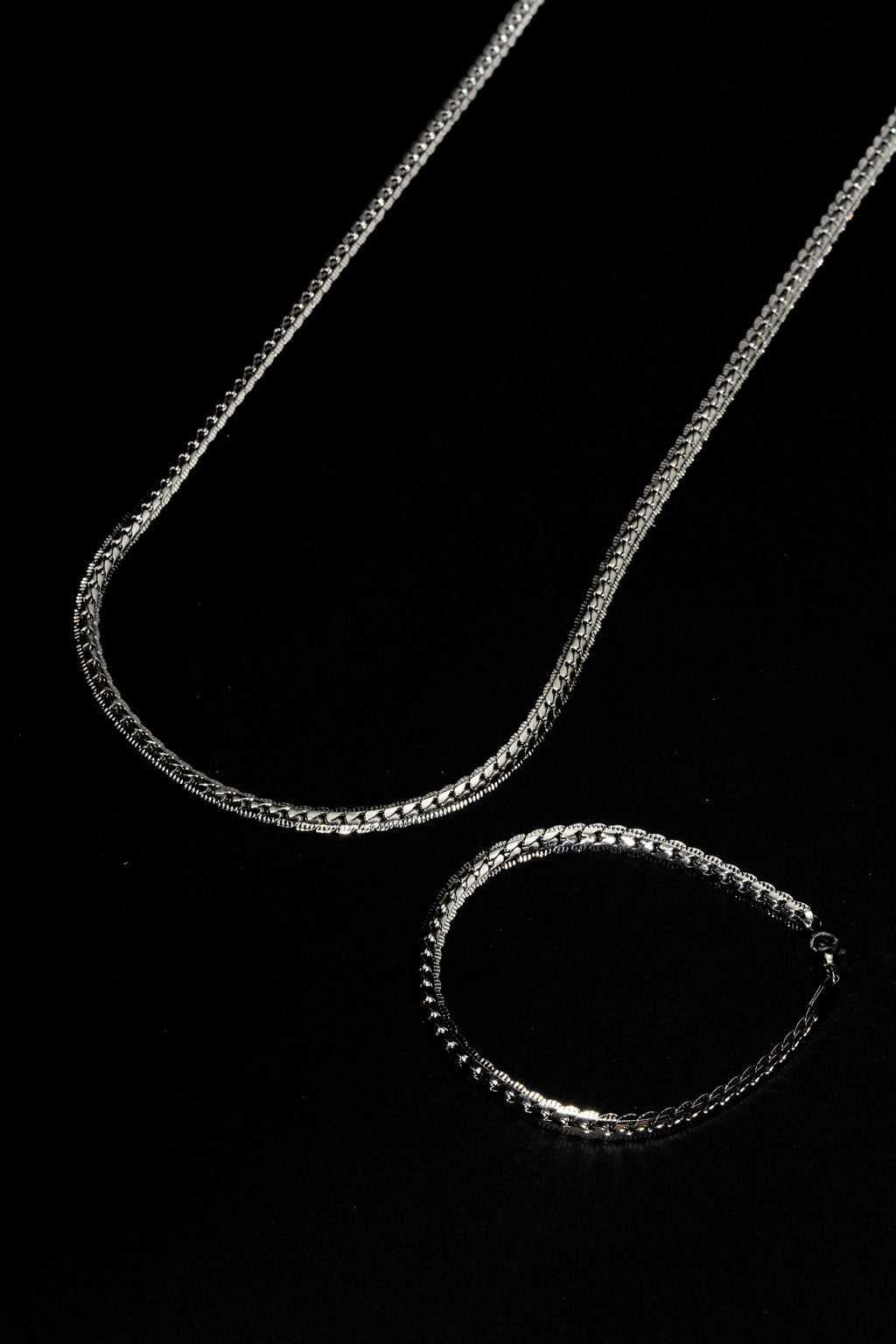 Conjunto Lomo de Corvina Deluxe Plateado