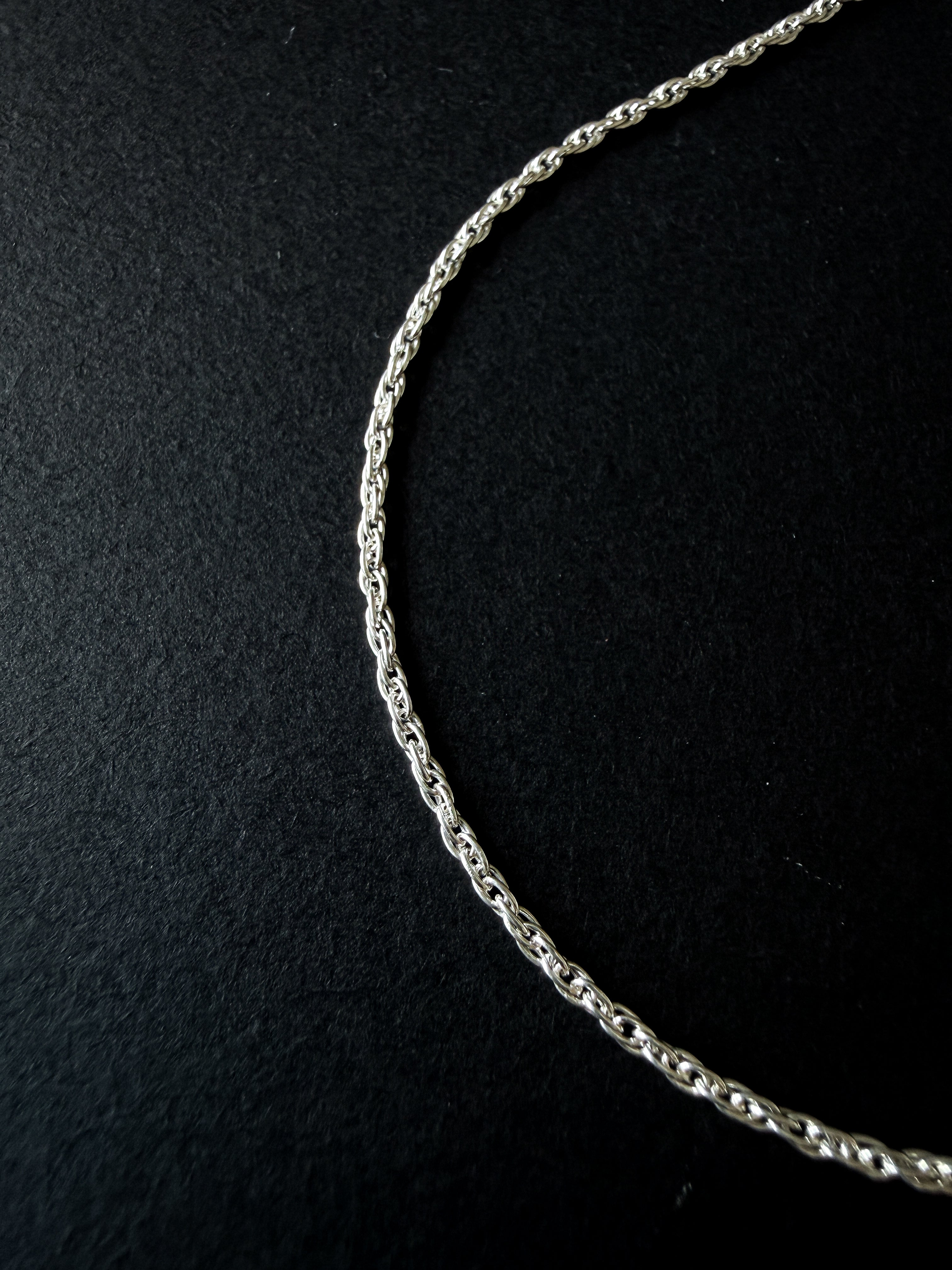 Plata 925 Cadena Cordón/Torzal