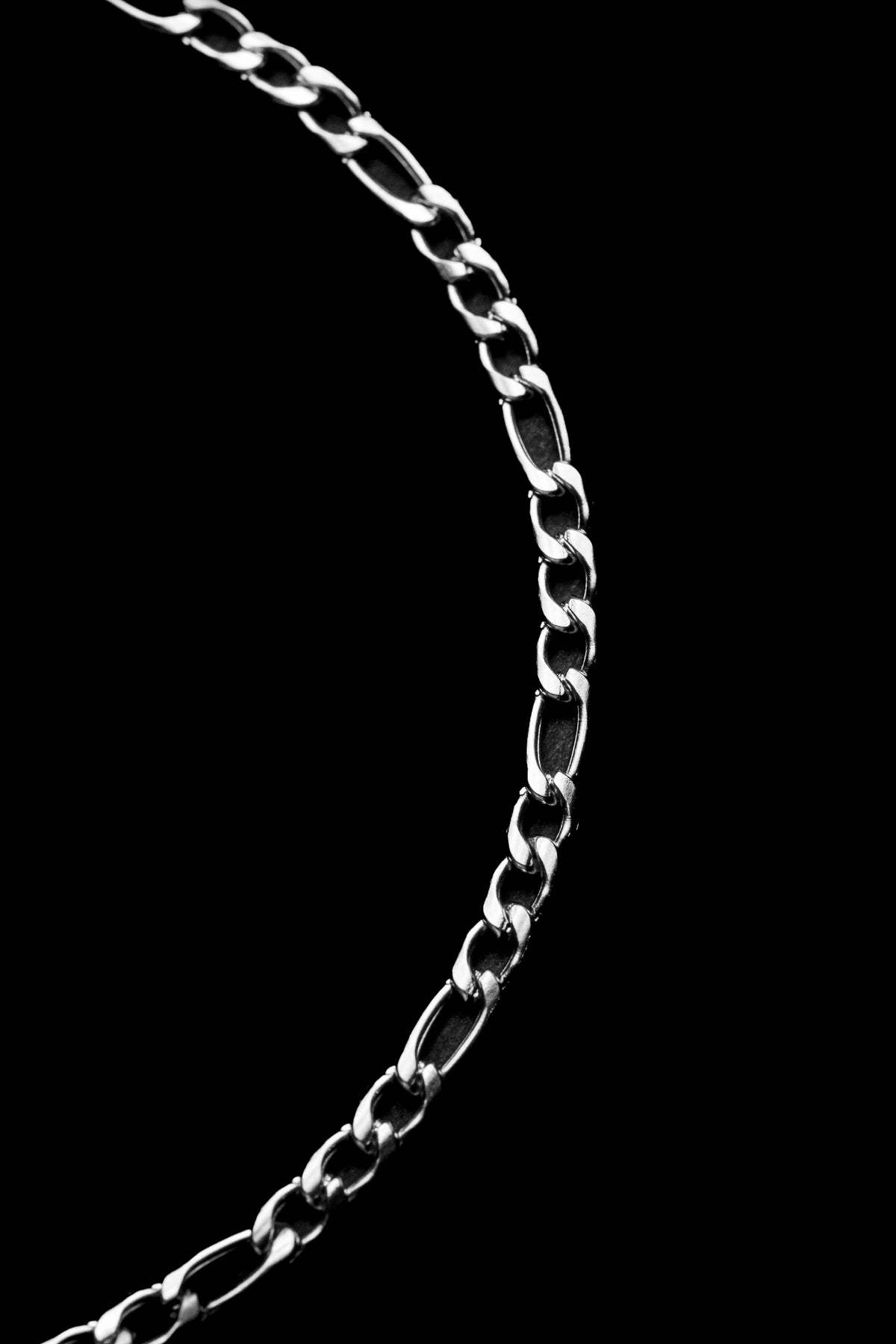 Pulsera Fígaro Plateada